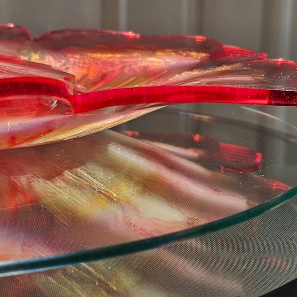 🌺 Flower serving bowl & Coasters set 🌺 - Picture 4 of 8